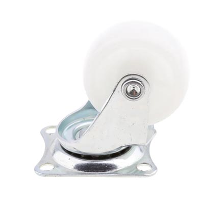 CASTER WHEEL OFF WHITE 1.5" REVOLVING (PP-R1.5)